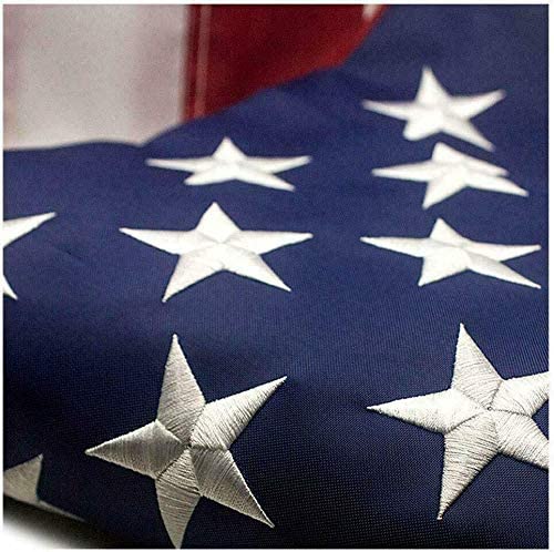 American Flag Outdoor Heavy Duty Embroidered Stars USA Flag